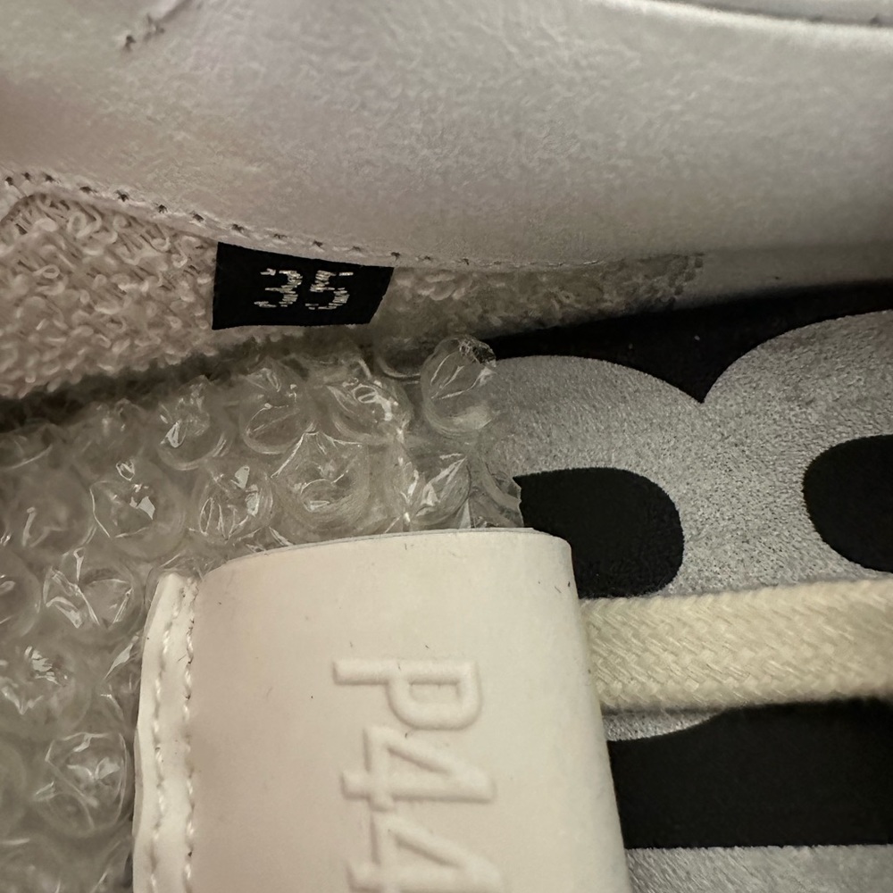 New P448 White Patent sneakers shoes sz 35 - Picture 7 of 8